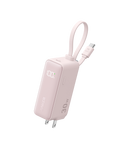 Anker Power Bank (30W, 5k, Fusion, Built-In USB-C Cable) R9 Pink
