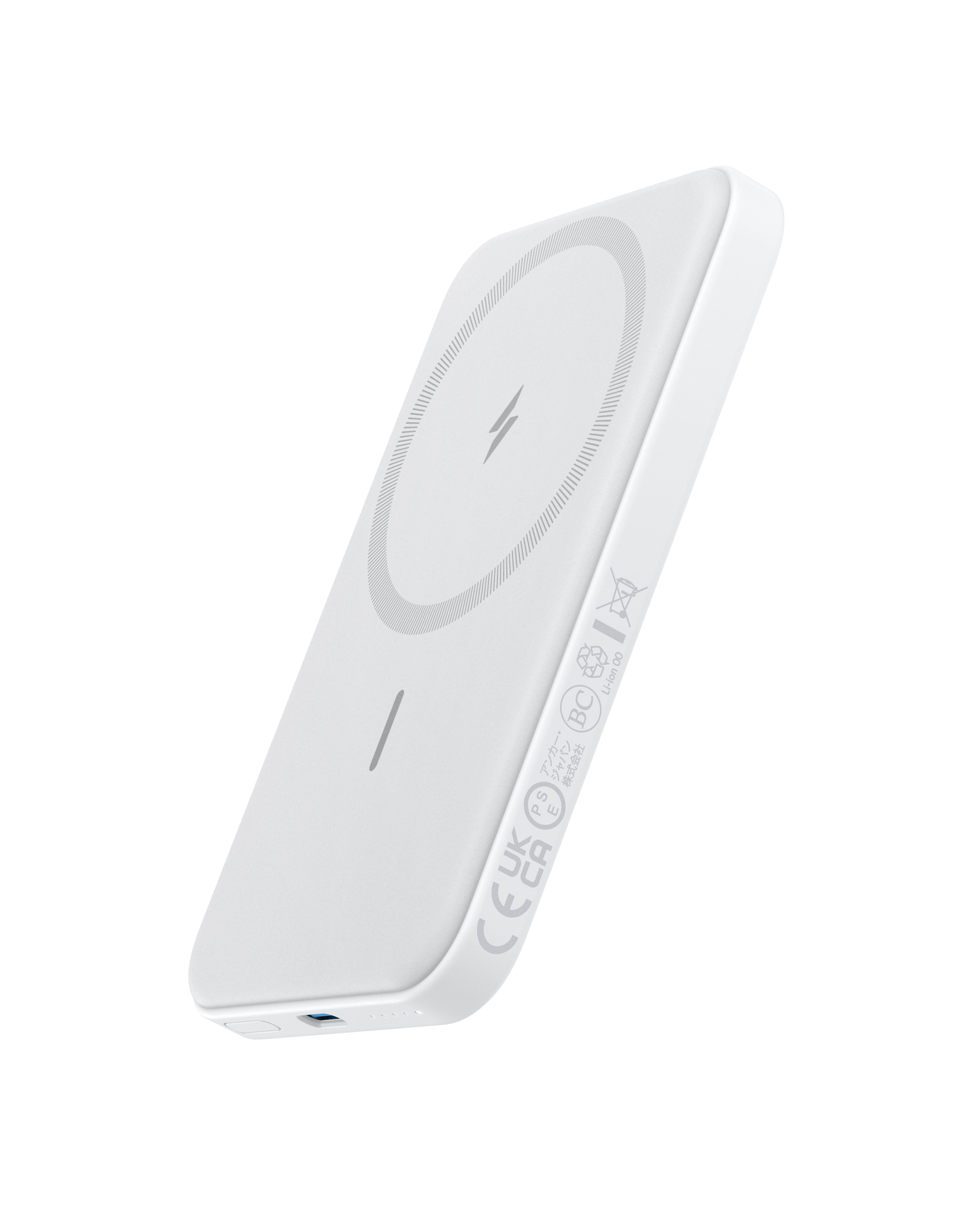 Anker with white wireless charger for fast power