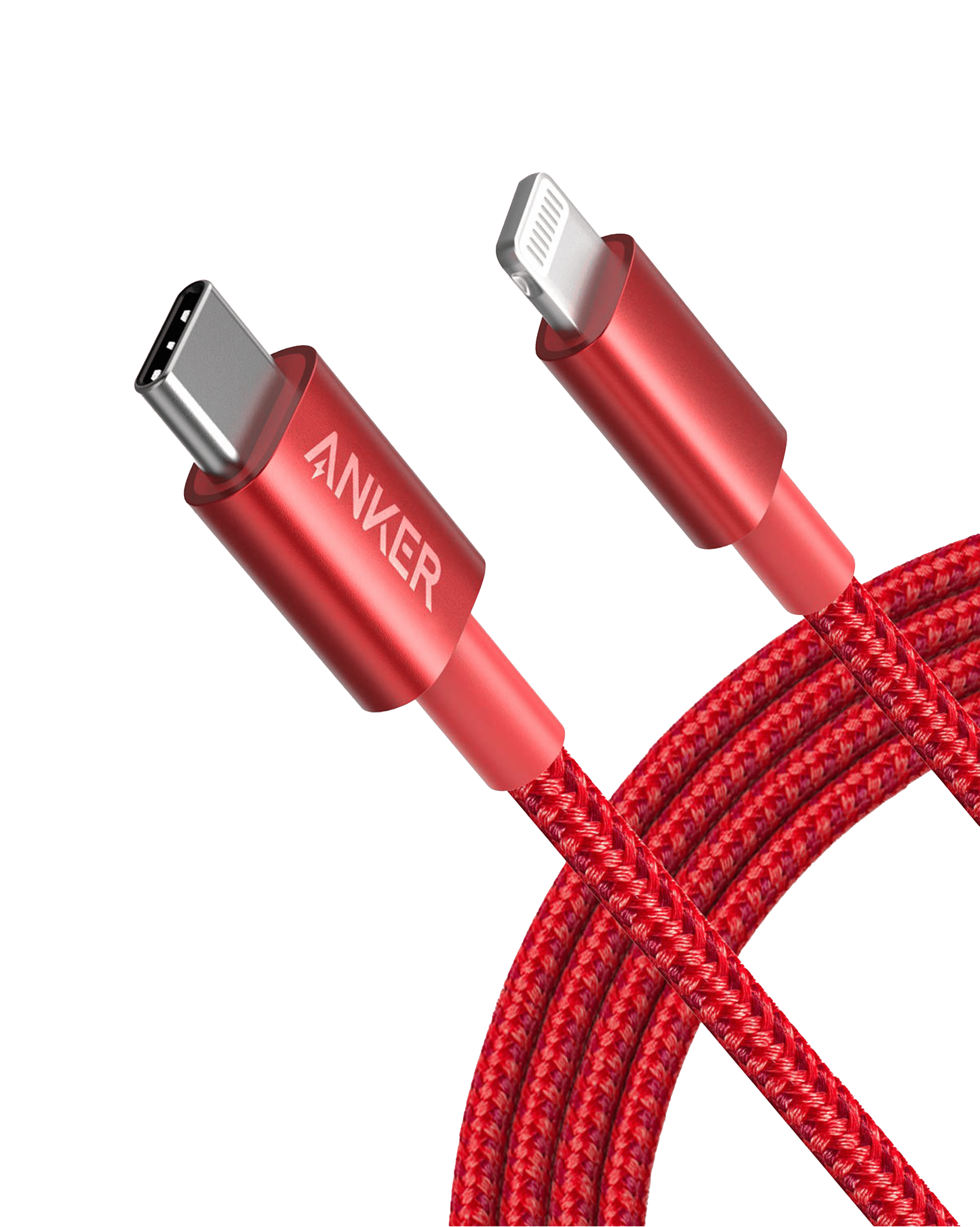 Anker 331 USB-C to Lightning Cable R8 Red / 6ft