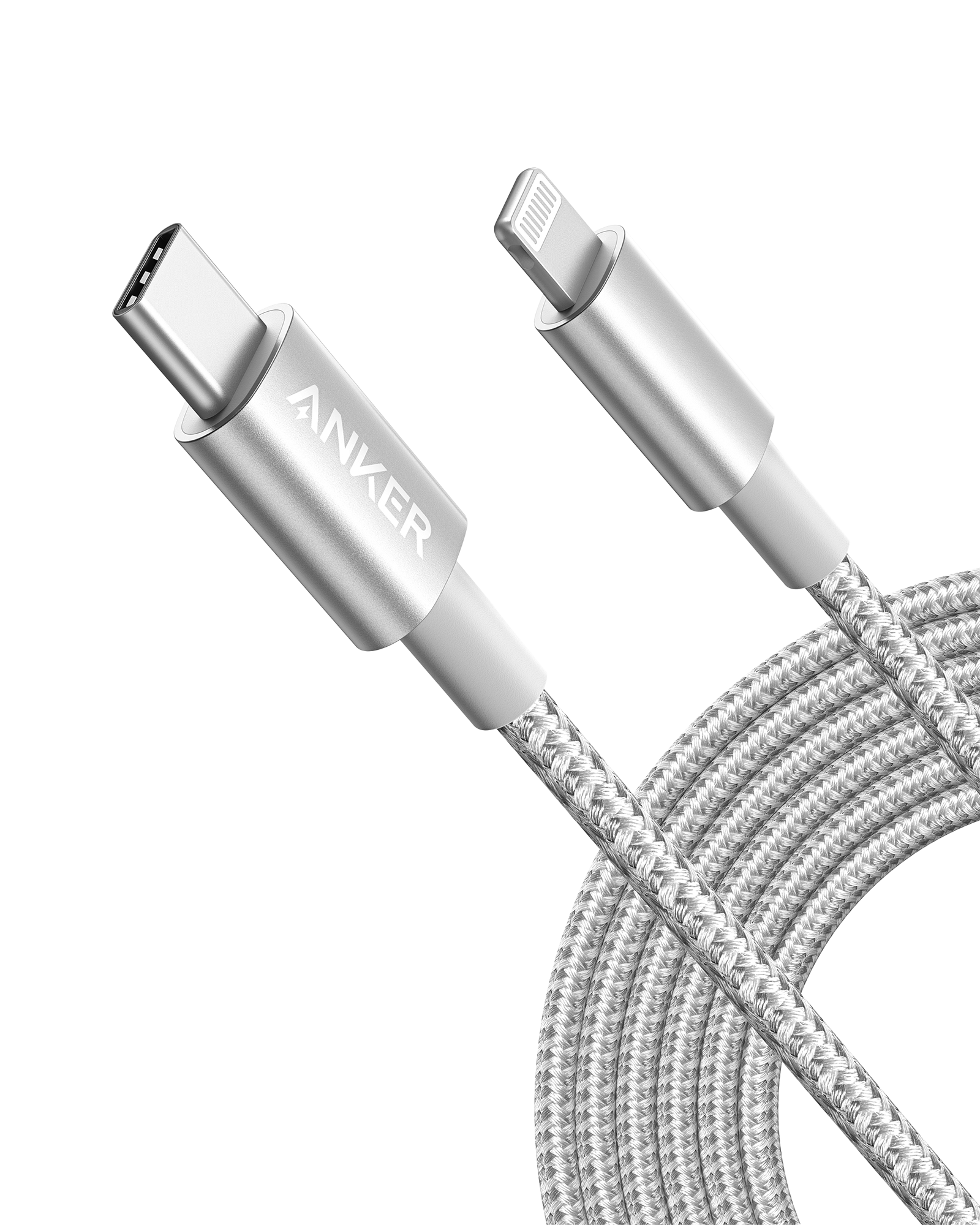 Anker 331 USB-C to Lightning Cable R8 Silver / 10ft