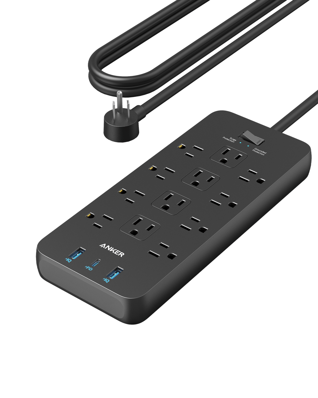 Anker 351 Power Strip D9 Black