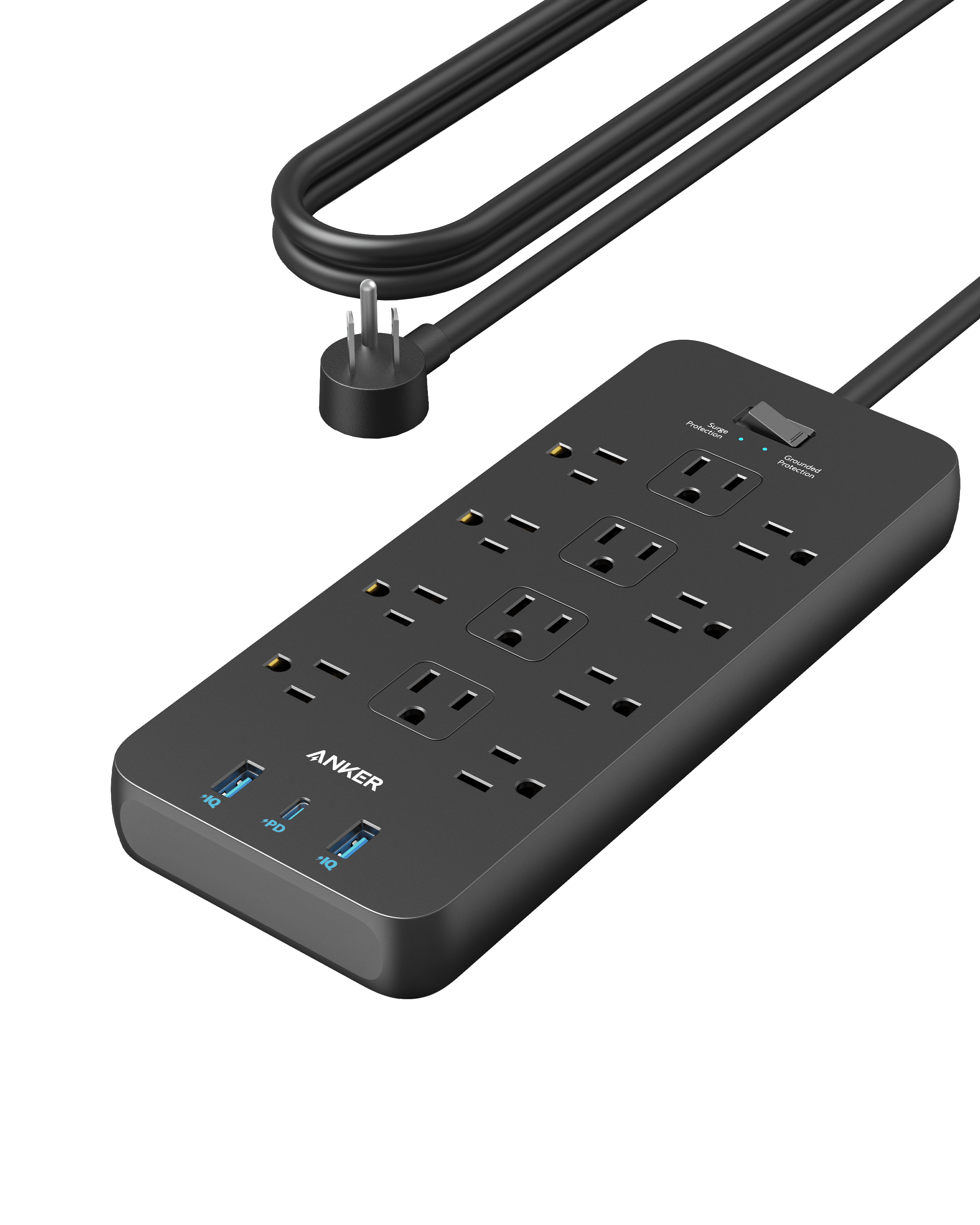 Anker 351 Power Strip D9 Black