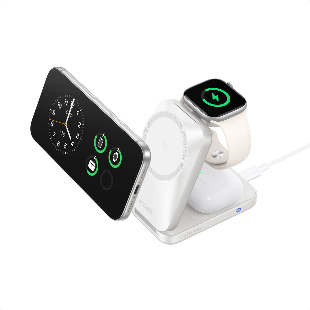 Anker Prime Wireless Charging Station (3-in-1, MagGo, AirCool, Foldable)