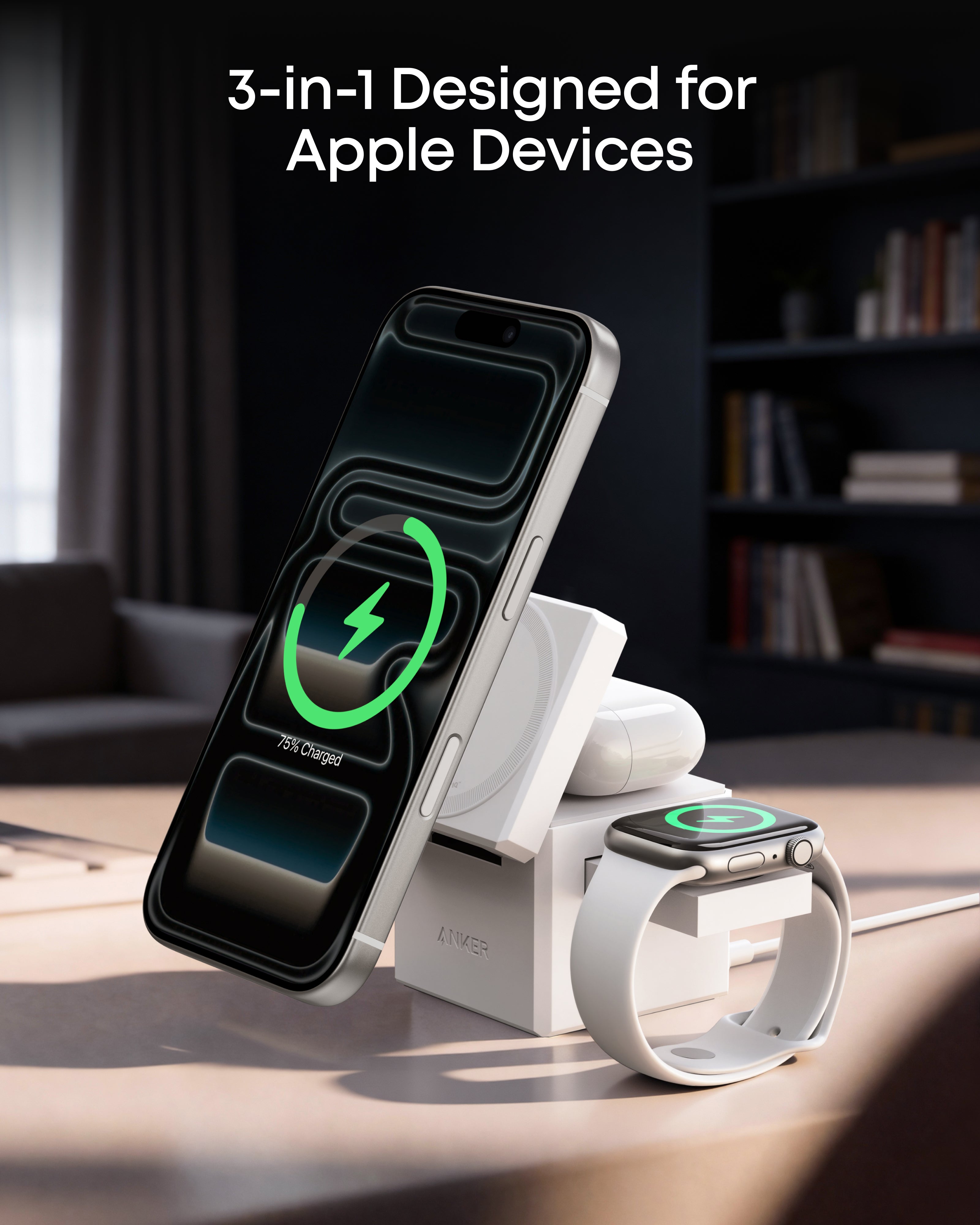 Anker 3-in-1 Cube with Qi2
